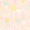 Cheery Valley - Pink Wallpaper by Majvillan