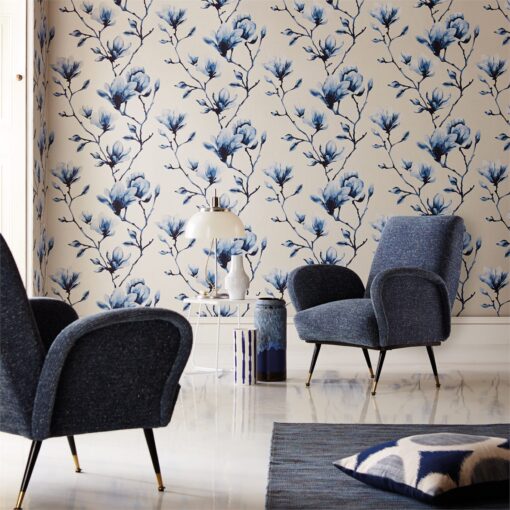 Harlequin Lotus Wallpaper from the Momentum 03 Collection