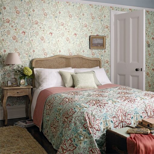 Mary Isobel Wallpaper in a bedroom