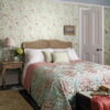 Mary Isobel Wallpaper by Morris & Co in Wine and Linen 214727