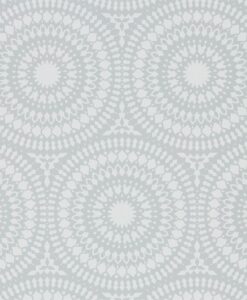 Cadencia Wallpaper from the Paloma Collection in Silver