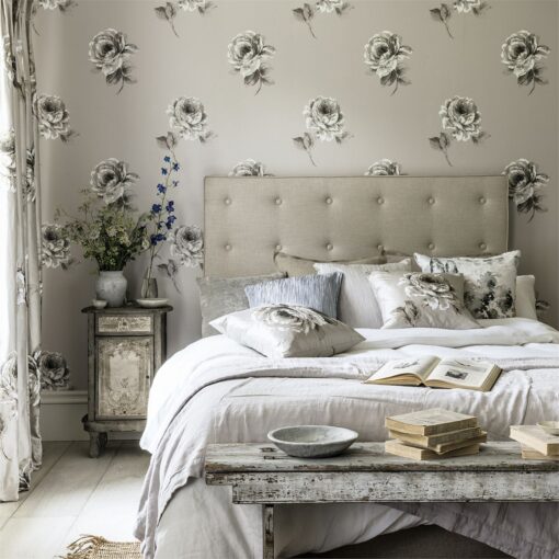 Rosa Wallpaper from Waterperry Wallpaper by Sanderson Home
