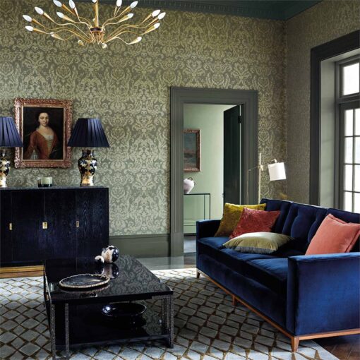 Brocatello Wallpaper from the Damask Wallpapers Collection by Zophany