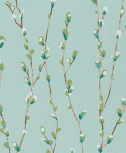 Salice Wallpaper from the Standing Ovation Collection by Harlequin Wallpaper Australia in Mint & Emerald