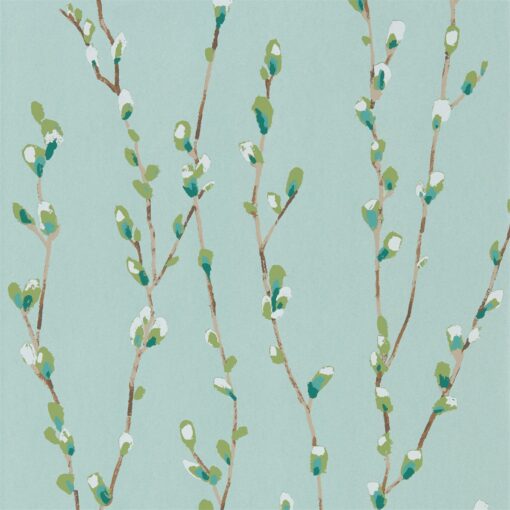 Salice Wallpaper from the Standing Ovation Collection by Harlequin Wallpaper Australia in Mint & Emerald