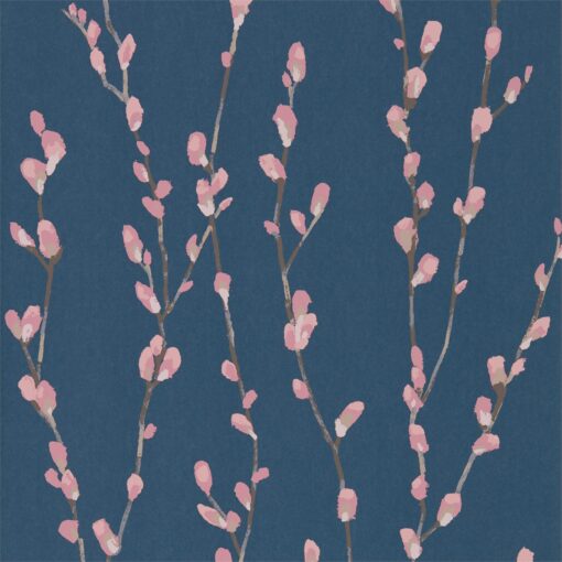 Salice Wallpaper from the Standing Ovation Collection by Harlequin Wallpaper Australia in Rose & Navy