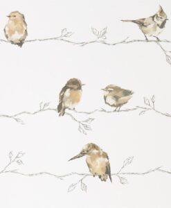 Persico Wallpaper from the Standing Ovation Collection by Harlequin in Neutral & Chalk