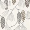 Epitome Wallpaper from the Standing Ovation Collection by Harlequin Wallpaper in Gilver, Silver & Chalk