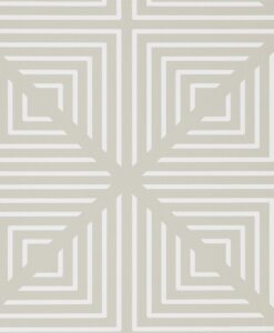 Radial Wallpaper from the Momentum 04 Collection in Linen and Chalk