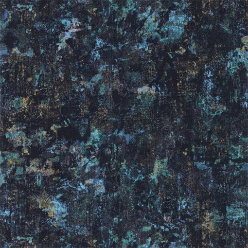 Graffiti wallpaper from the Definition Collection by Anthology in Chrysocolla