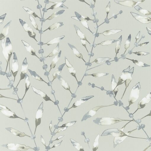 Chaconia Wallpaper from the Anthozoa Collection in Graphite & Mustard