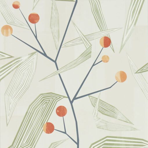 Entity Wallpaper from the Entity Collection in Brick & Ochre