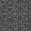 Baroc Wallpaper from the Lucero Collection by Harlequin in Ink