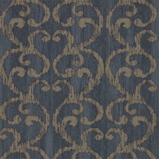 Baroc Wallpaper from the Lucero Collection by Harlequin in Ink