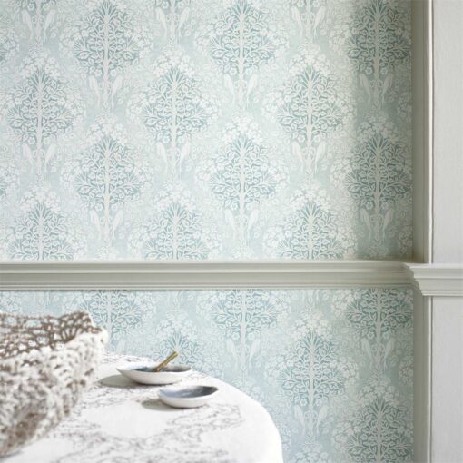 Lerena Wallpaper from the Chiswick Grove Collection by Sanderson