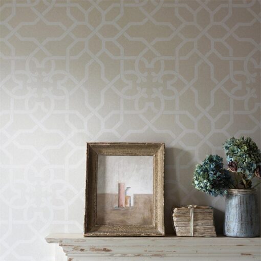 Mawton Wallpaper from the Chiswick Grove Collection by Sanderson
