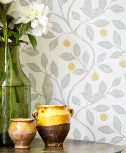 Damson Tree Wallpaper from The Potting Room Collection by Harlequin