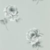 Rosa Wallpaper from Waterperry Wallpaper in Mint