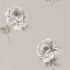 Rosa Wallpaper from Waterperry Wallpaper Silver