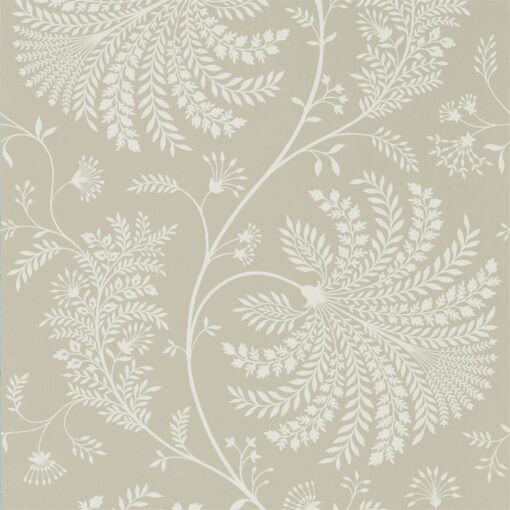 Mapperton Wallpaper from The Art of the Garden Collection in Linen & Cream