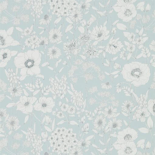 Maelee Wallpaper from The Potting Room Collection in Mineral