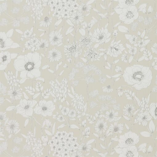 Maelee Wallpaper from The Potting Room Collection in Linen