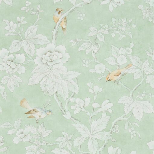 Chiswick Grove wallpaper by Sanderson Home in Sage