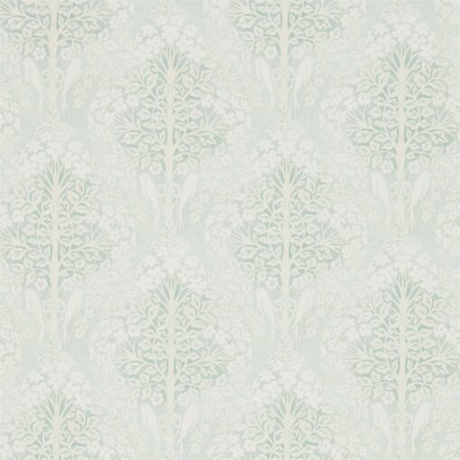 Lerena Wallpaper from the Chiswick Grove Collection by Sanderson Home in Wedgewood