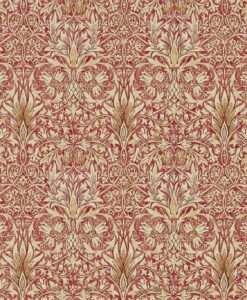 Snakeshead wallpaper from the Archives IV collection by Morris & Co. in Madder & Gold