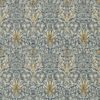 Snakeshead wallpaper from the Archives IV collection by Morris & Co. in Indigo & Cumin