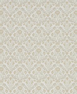 Morris Bellflowers Wallpaper from the Archives IV collection by Morris & Co. in Linen & Cream