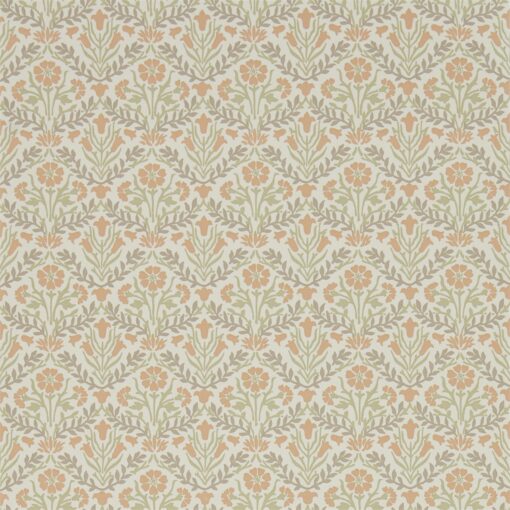 Morris Bellflowers Wallpaper from the Archives IV collection by Morris & Co. in Saffron & Olive