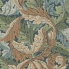 Acanthus Wallpaper from the Archive IV Collection by Morris & Co in Slate Blue & Thyme