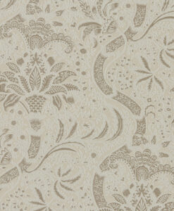 Indian (Beaded) Wallpaper from the Archives IV Collection by Morris & Co. in Stone & Linen