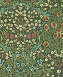 Blackthorn Wallpaper from the Craftsman Wallpapers by Morris & Co