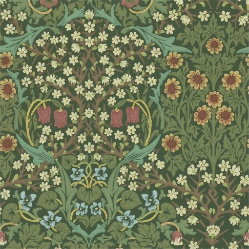Blackthorn Wallpaper from the Craftsman Wallpapers by Morris & Co