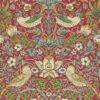 Strawberry Thief from the Craftsman Wallpapers by Morris & Co in Crimson and Slate