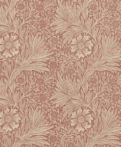 Marigold Wallpaper from The Craftsman Wallpapers by Morris & Co. in Brick & Manilla