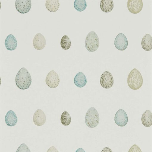 Nest Egg Wallpaper in Eggshell & Ivory