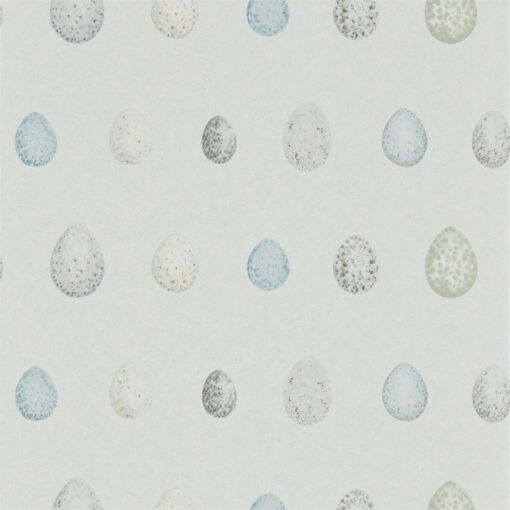 Nest Egg Wallpaper in Marine & Aqua