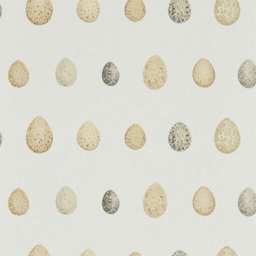 Nest Egg Wallpaper in Corn & Graphite