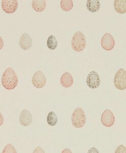 Nest Egg Wallpaper in Blush & Pink