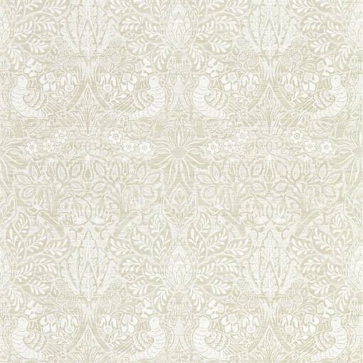 Pure Dove and Rose wallpaper from Morris & Co.'s Pure North Collection in White Clover