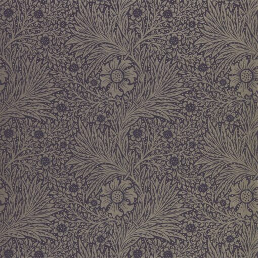 Pure Marigold Wallpaper by Morris & Co. in black ink