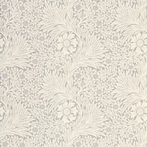 Pure Marigold Wallpaper by Morris & Co. in cloud grey