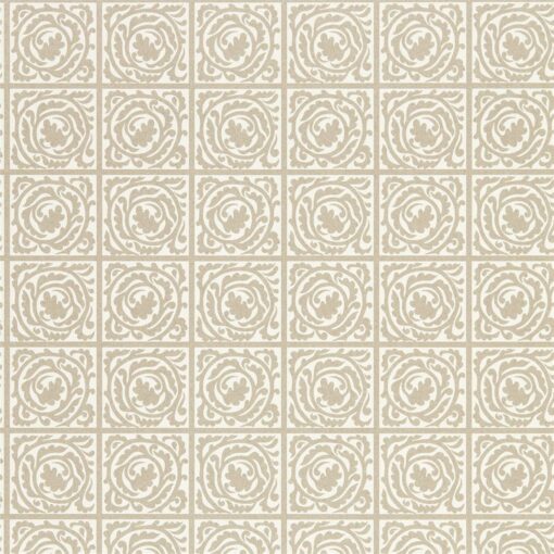 Pure Scroll wallpaper by Morris & Co. in Gilver