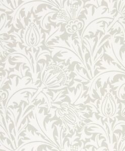 Pure Thistle Wallpaper by Morris & Co. from the Pure North Collection in Pebble