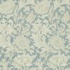 Chrysanthemum Toile Wallpaper by Morris & Co in China Blue and Cream