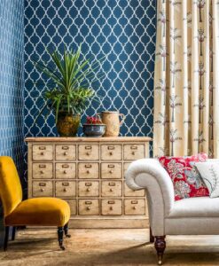 Empire Trellis Wallpaper from the Art of the Garden Collection by Sanderson Home