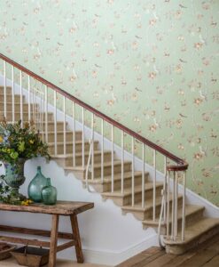 Fruit Aviary wallpaper from the Art of the Garden Collection by Sanderson Home